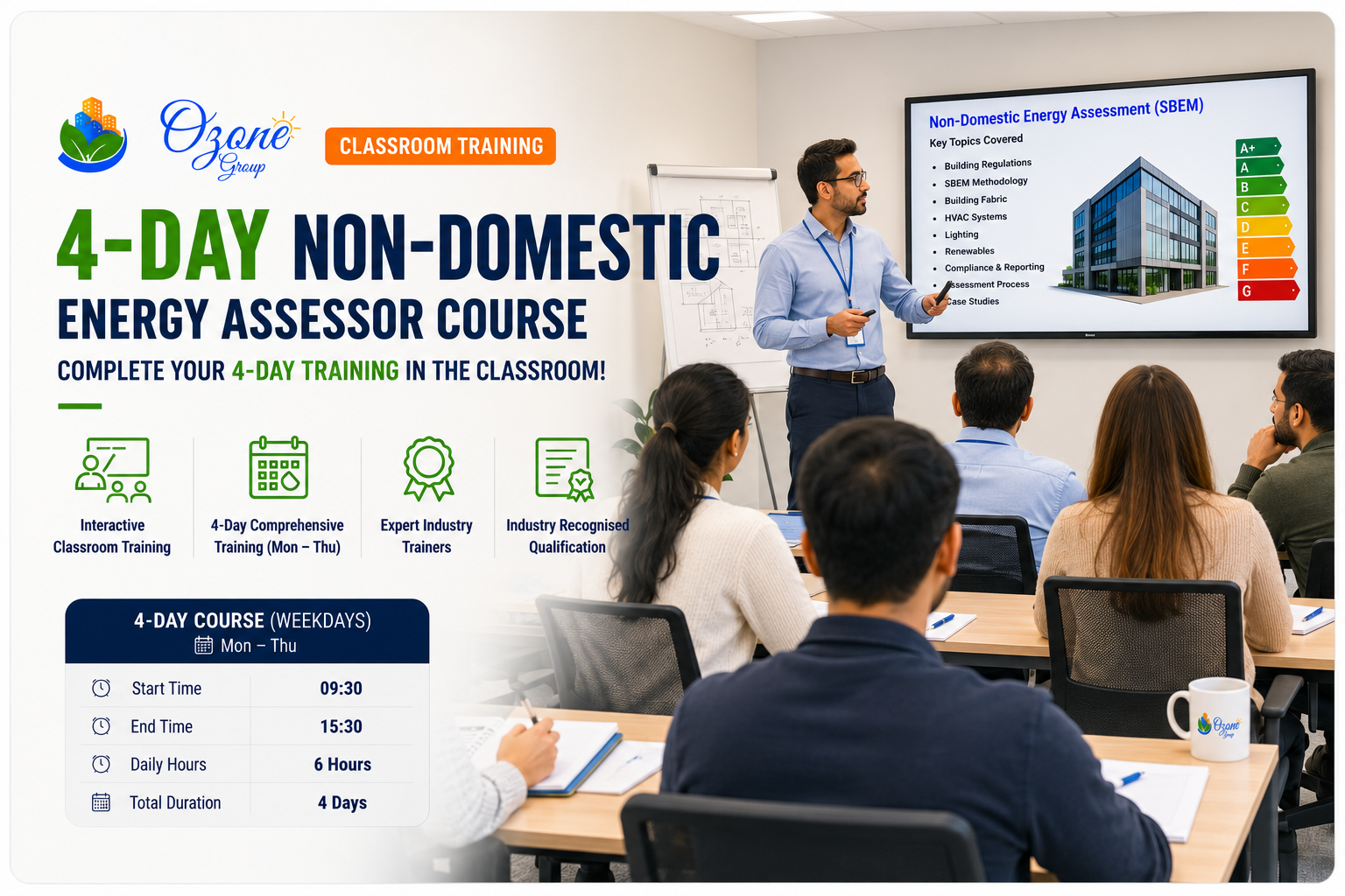 Commercial Energy Assessor 4 Day Classroom Course