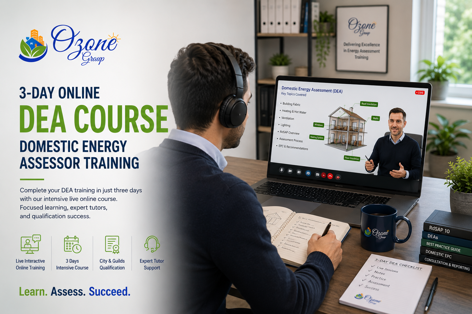 3-Day Online Domestic Energy Assessor Course | Live Level 3 DEA Training