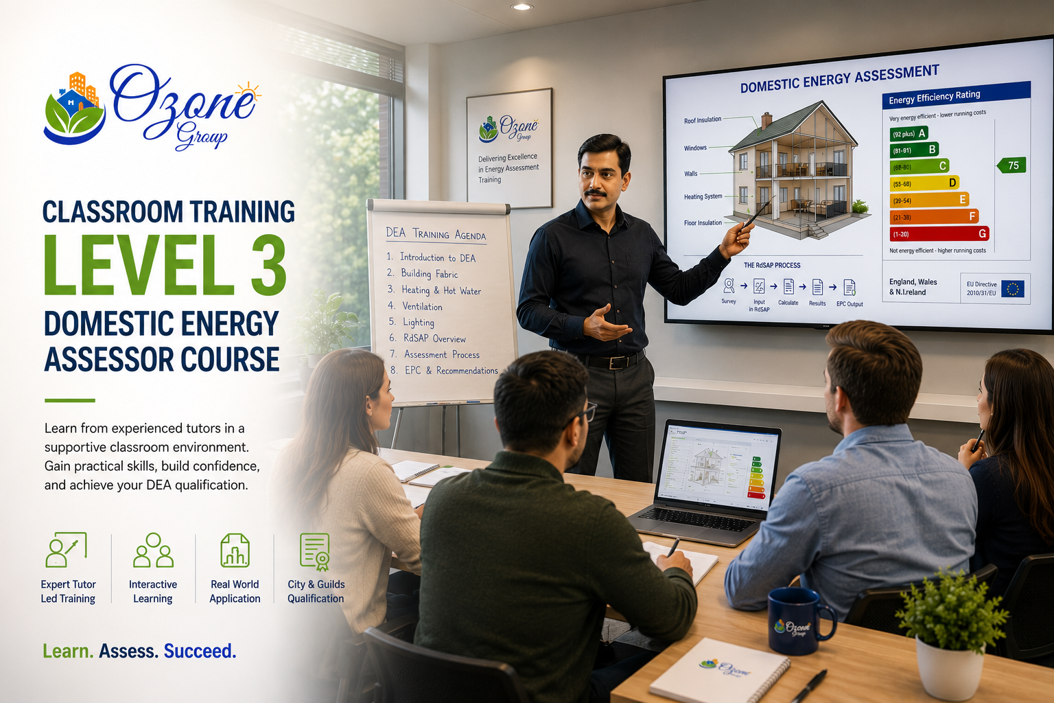 Domestic Energy Assessor 5 Day Classroom Course (Full Portfolio Completed)