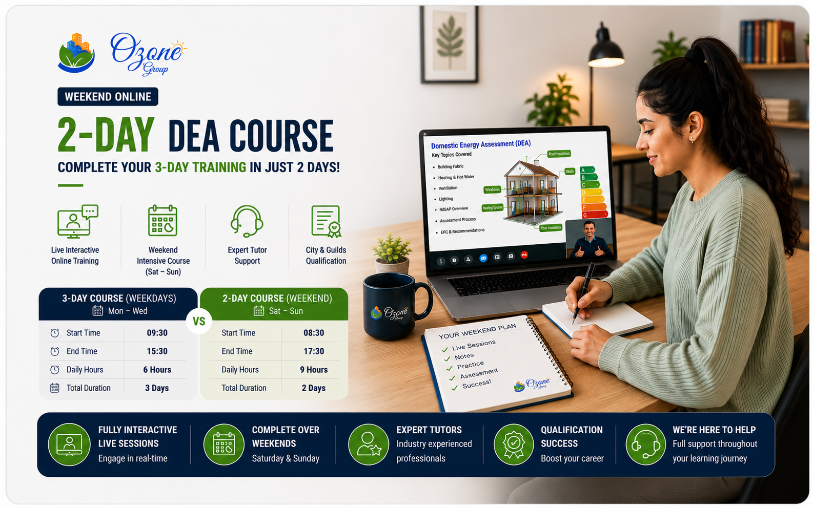 Domestic Energy Assessor Weekend 2 Day Fast Track (Live Session)