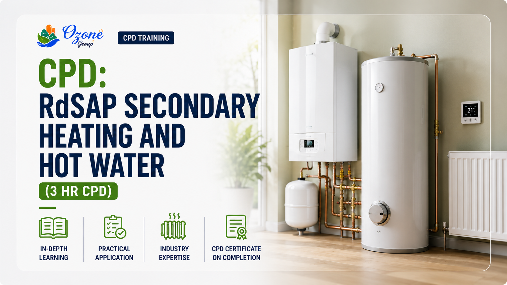 CPD: RdSAP Secondary Heating and Hot Water (3 Hr CPD)