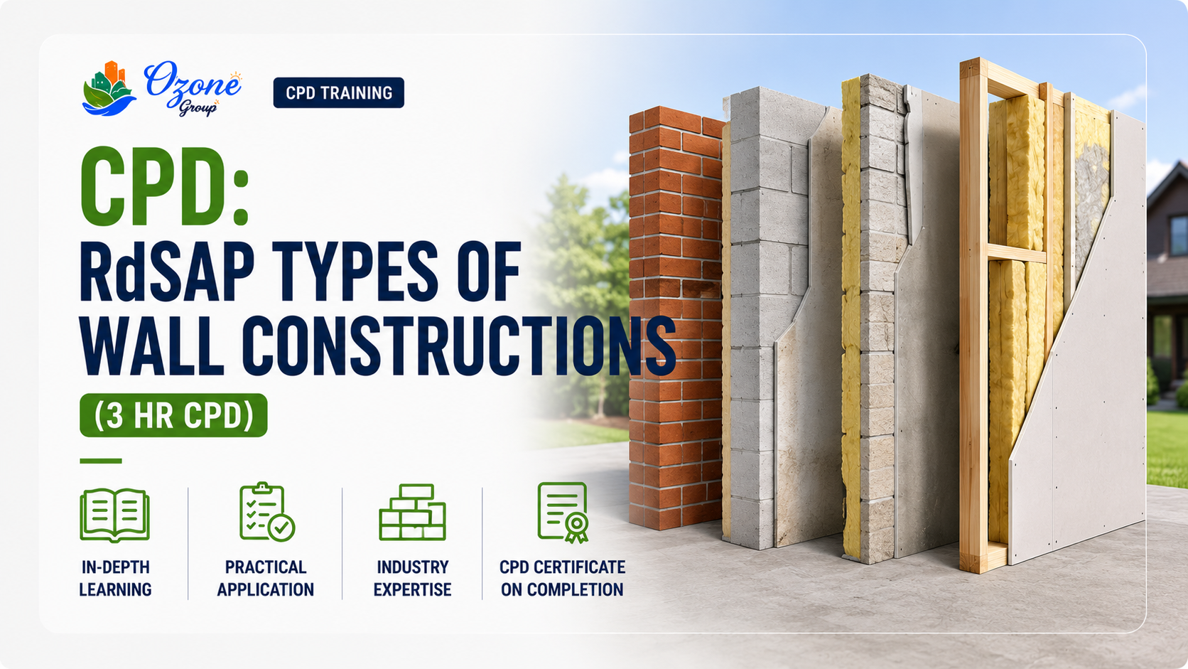 CPD: RdSAP Types of Wall Constructions (3 Hr CPD)